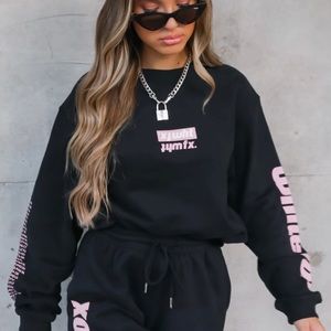 White Fox Boutique On The Road Oversized Crewneck